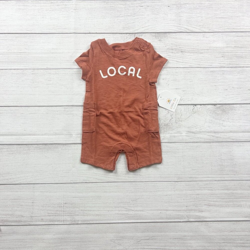 Little Co. by Lauren Conrad Baby Romper “Local” One Piece NWT 0-3 Months